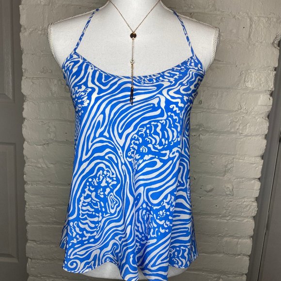 Lilly Pulitzer Tops - Lilly Pulitzer Silk Spaghetti Strap